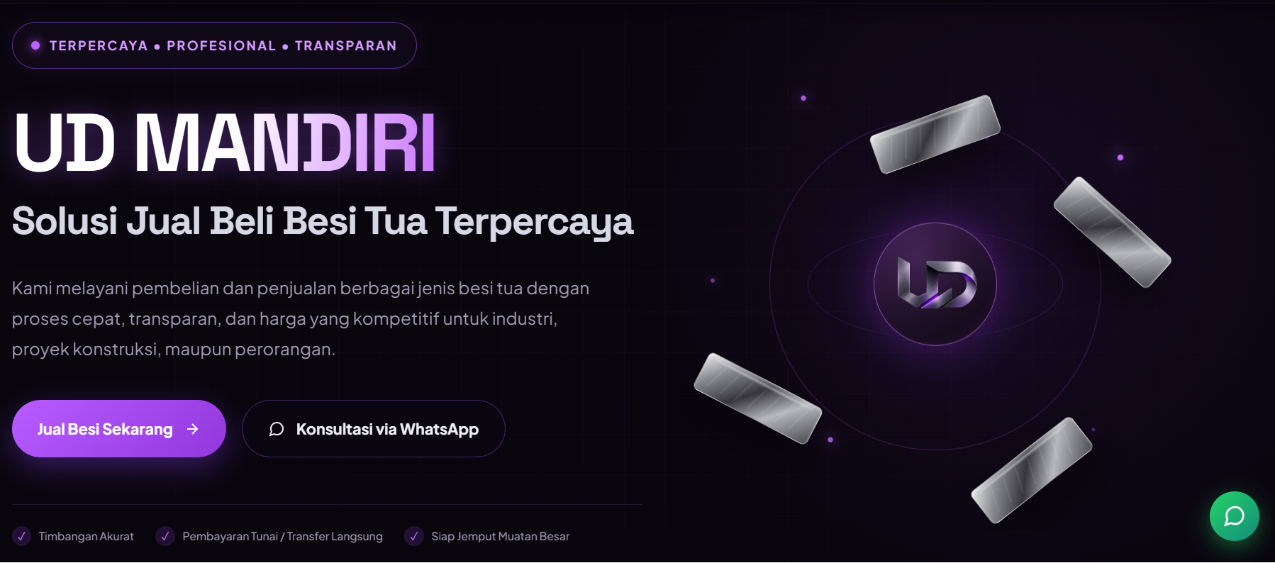 UD.Mandiri — DIndustrial Futuristic & Modern Industrial